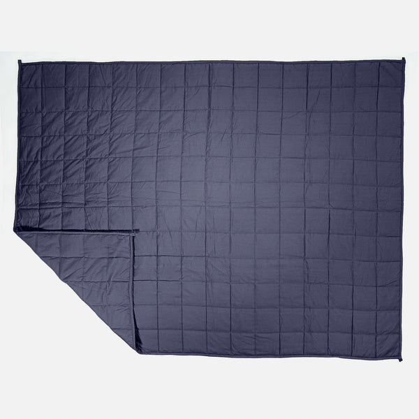 Weighted Blanket for Adults - Cotton Dark Blue 01