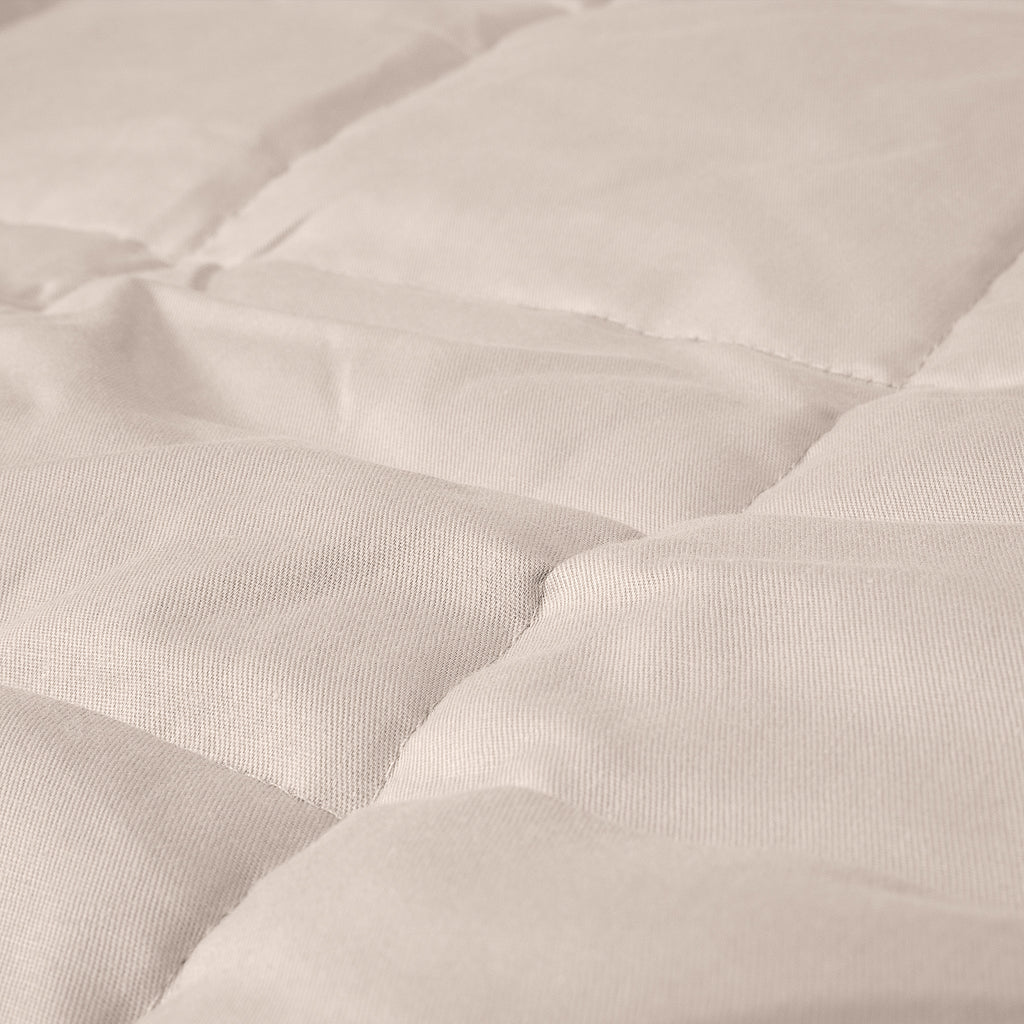 Weighted Blanket for Adults - Cotton Cream / Mink 04