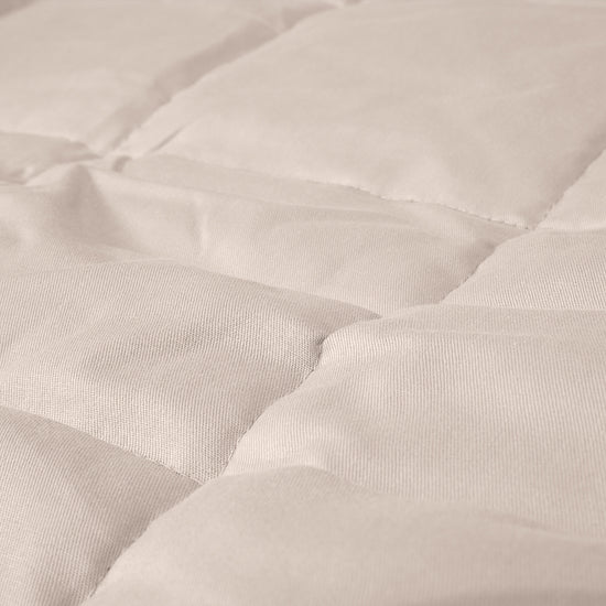 Weighted Blanket for Adults - Cotton Cream / Mink 04