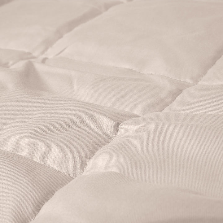 Weighted Blanket for Adults - Cotton Cream / Mink 04
