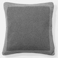 100% Cotton Herringbone Grey