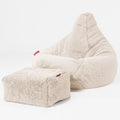 Faux Fur Rabbit White