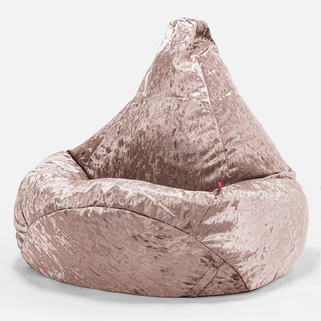 Highback Bean Bag Chair - Vintage Truffle 02