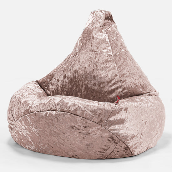 Highback Bean Bag Chair - Vintage Truffle 02