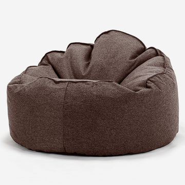 Archi Bean Bag Chair - Interalli Wool Brown 01