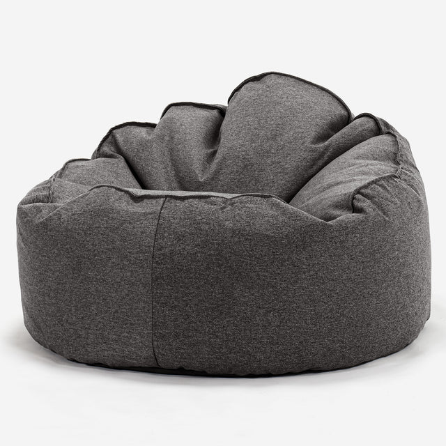 Archi Bean Bag Chair - Interalli Wool Grey 01