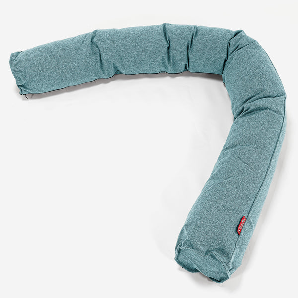 XXL Cuddle Cushion - Interalli Wool Aqua 01