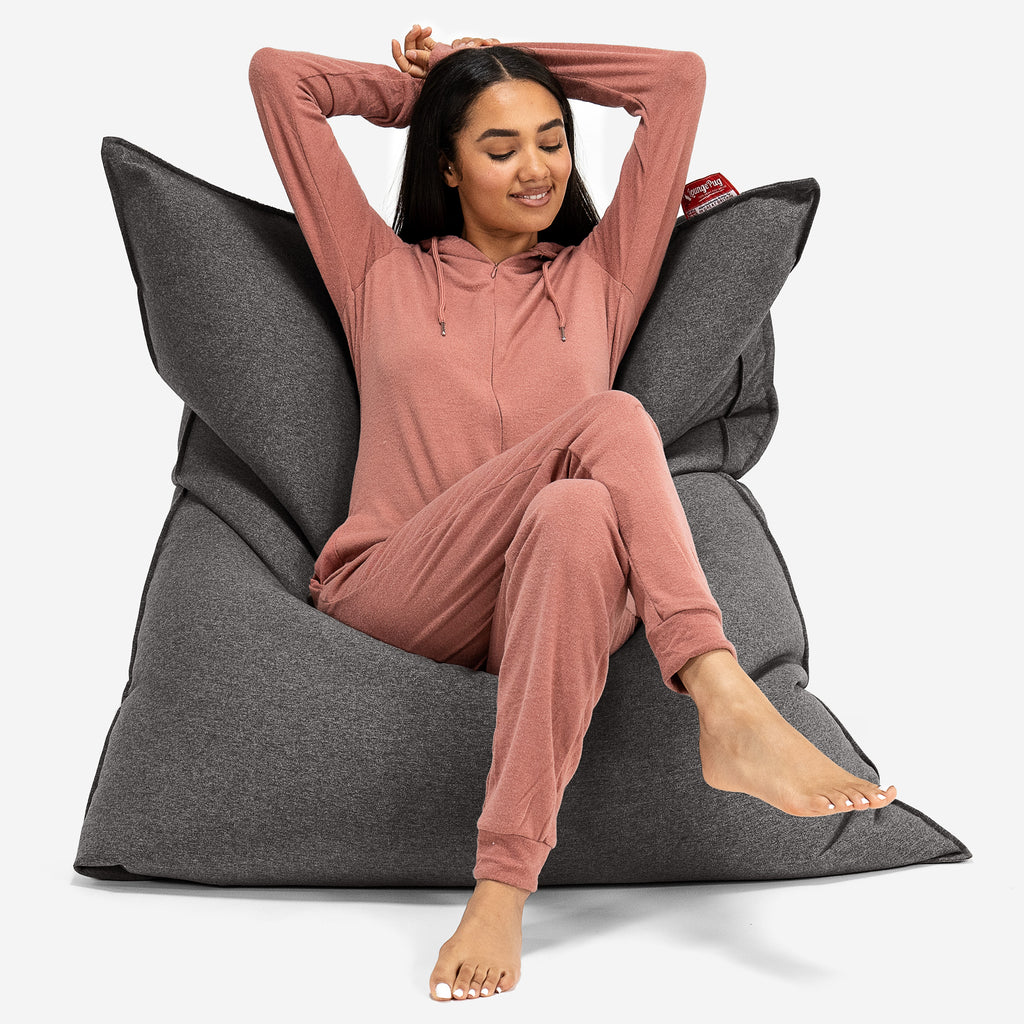XL Pillow Beanbag - Interalli Wool Grey 01