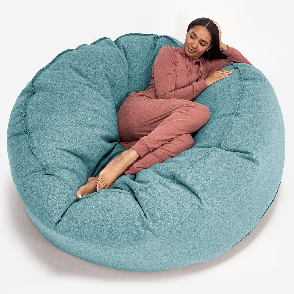 Lounge Pug Interalli Wool Giant Bean Bag Sofa Mega Mammoth Beanbag