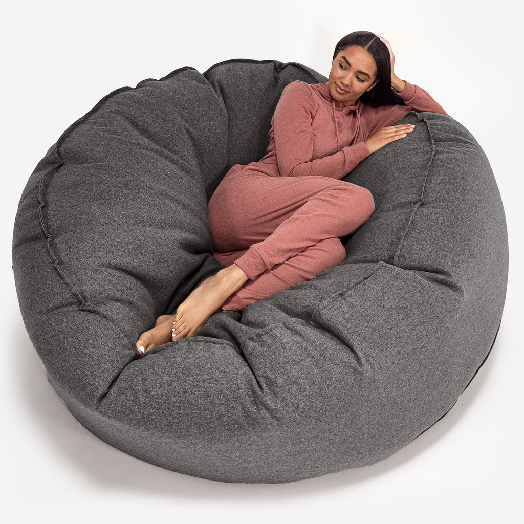 Interalli Wool Giant Bean Bag Sofa