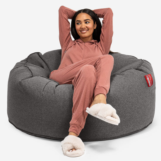 Mammoth Bean Bag Sofa - Interalli Wool Grey 01