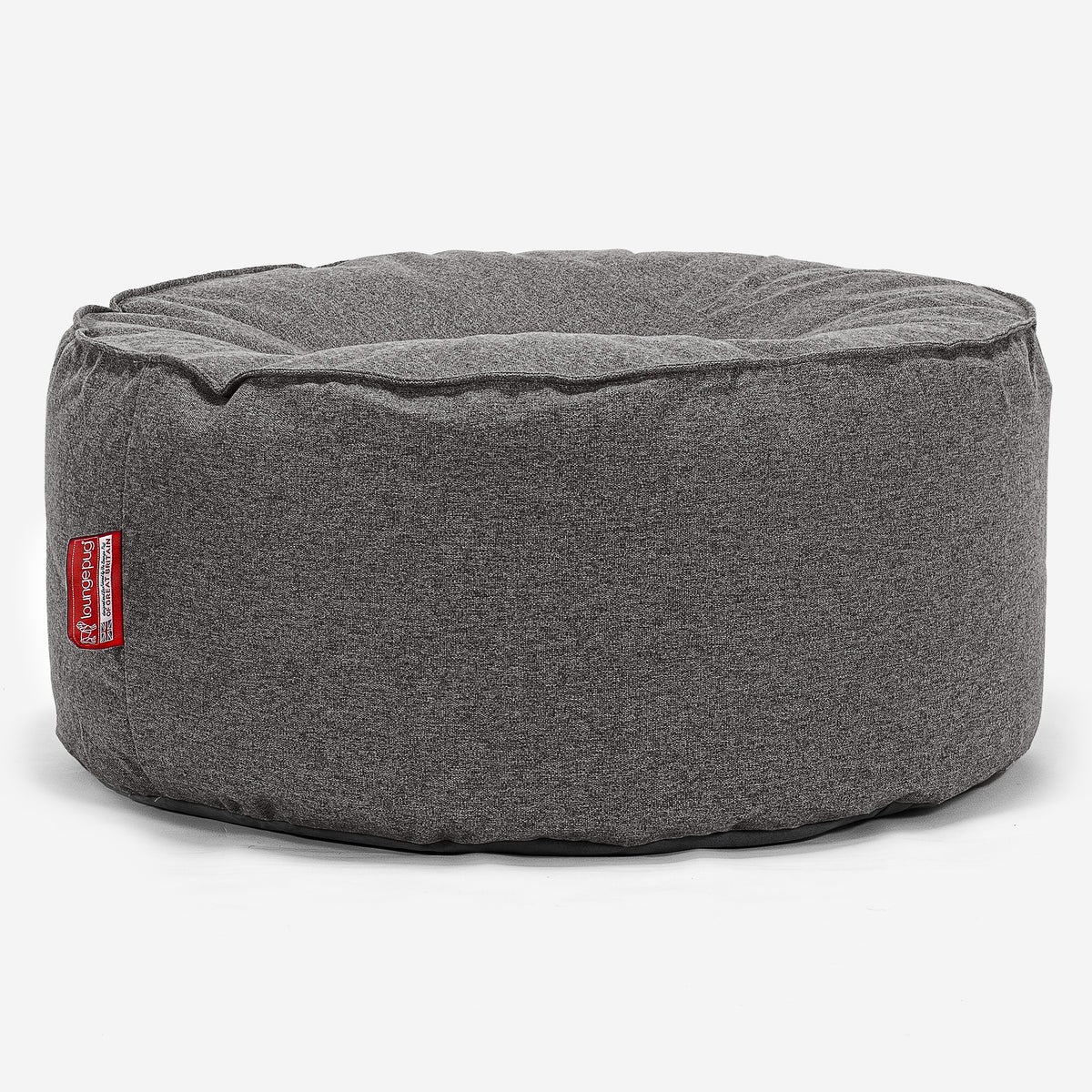 Lounge Pug Interalli Wool Large Hassock Pouffe Footstool Round