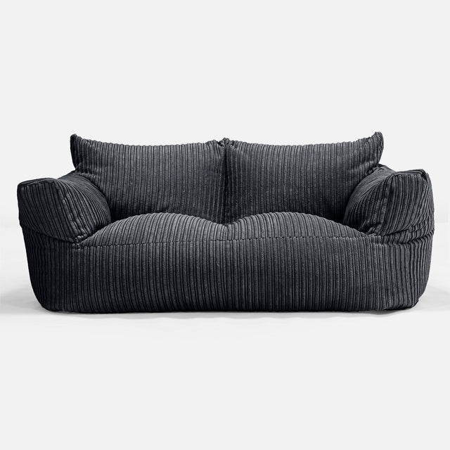 Josephine Sofa Bean Bag - Cord Black 01