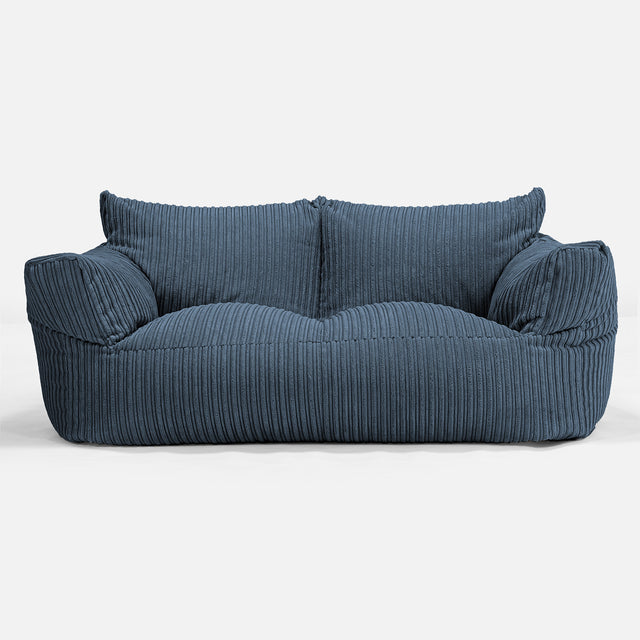 Josephine Sofa Bean Bag - Cord Navy Blue 01