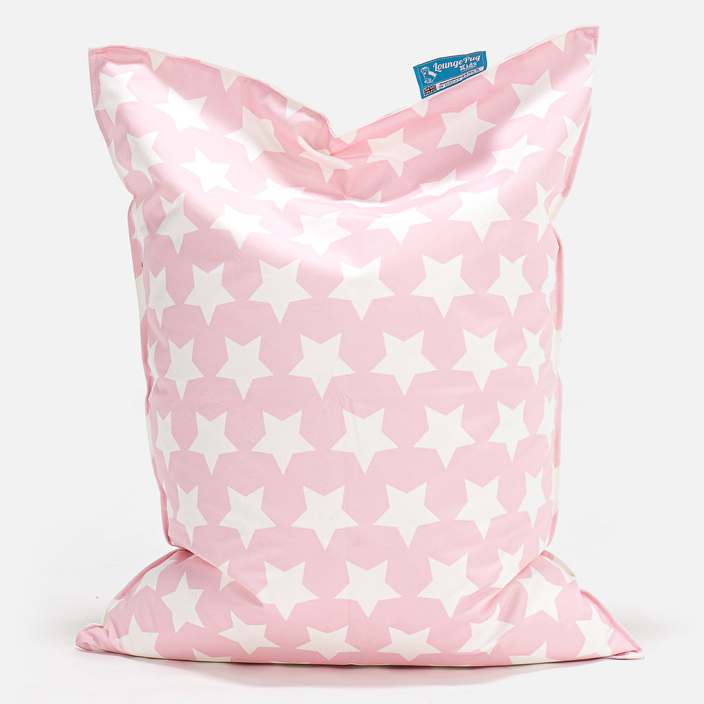 Children's Beanbag Pillow - Print Pink Star 01