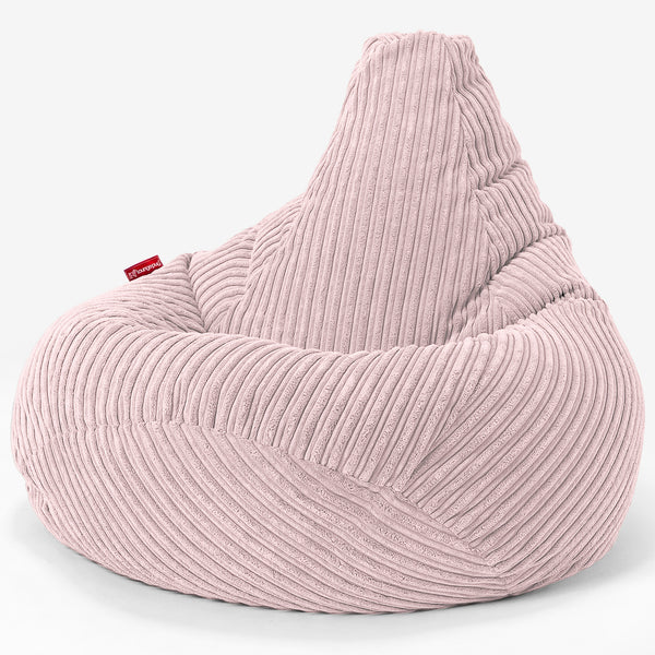 Children's Gaming Bean Bag Chair 6-14 yr - Cord Blush Pink 01