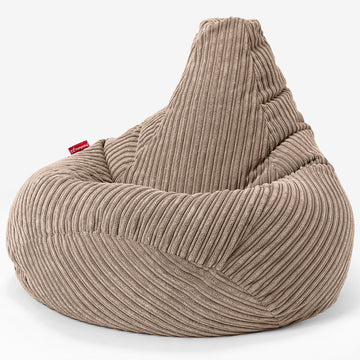 Children's Gaming Bean Bag Chair 6-14 yr - Cord Sand 02