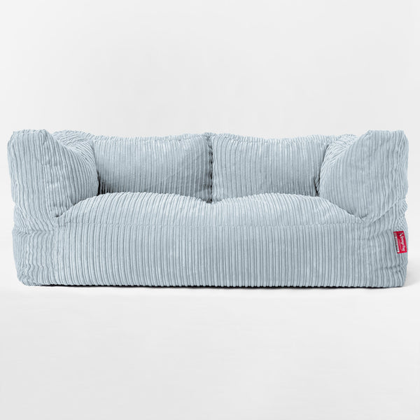 Kids' Giant Albert Sofa 2 Seater 2-14 yr - Cord Baby Blue 01
