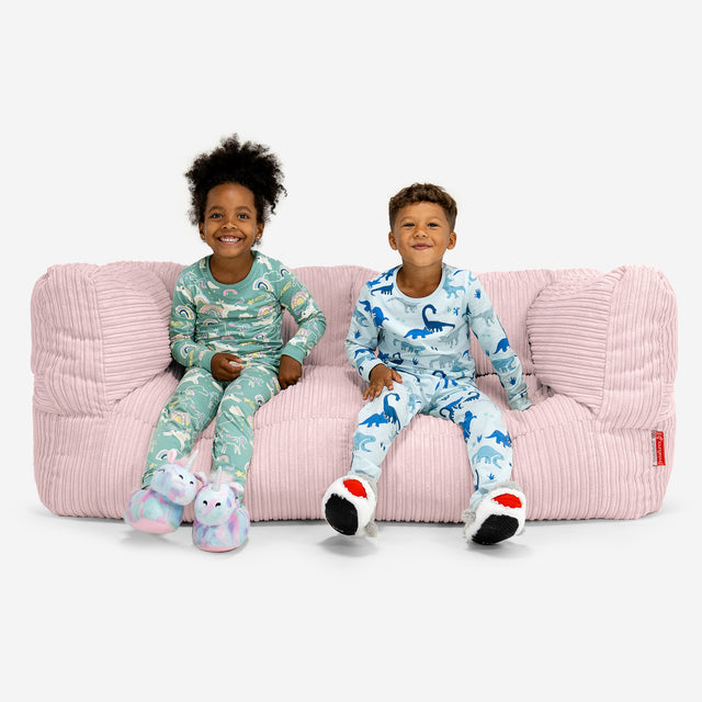 Kids' Giant Albert Sofa 2 Seater 2-14 yr - Cord Blush Pink 01