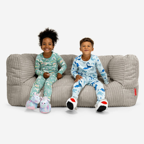 Kids' Giant Albert Sofa 2 Seater 2-14 yr - Cord Mink 01