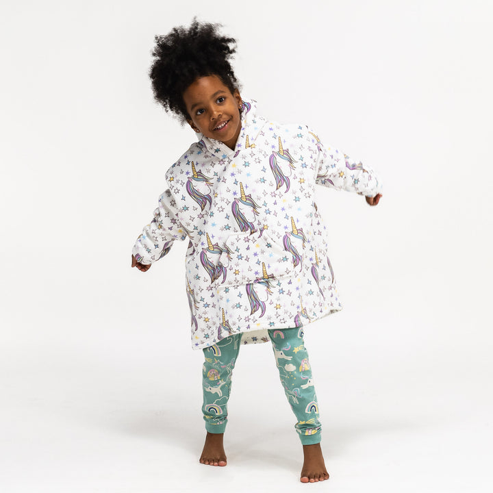 Lounge Pug Kids Oversized Hoodie Blanket Oversized Sweatshirt for Children Minky Unicorn Big Bertha Original UK