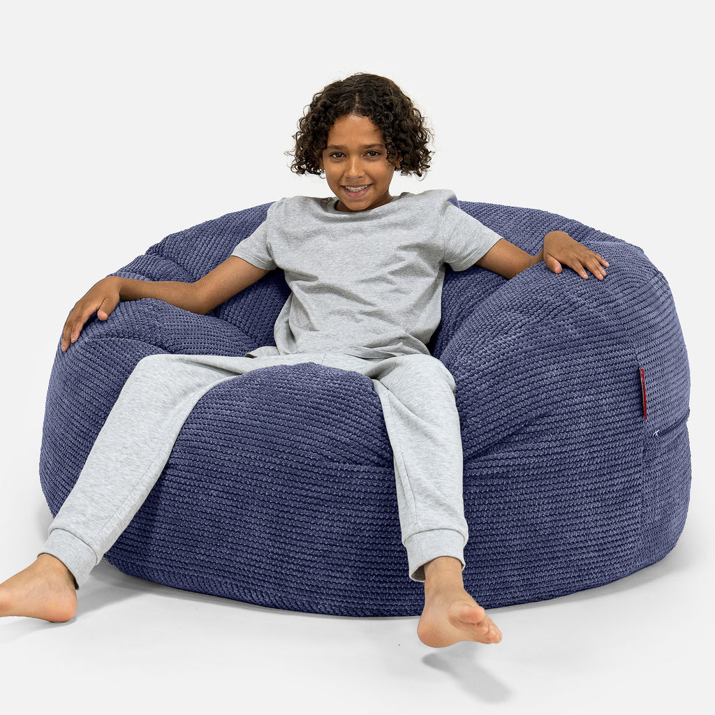 Lounge Pug Kids Super Sized Large Bean Bag Pom Pom Purple Big