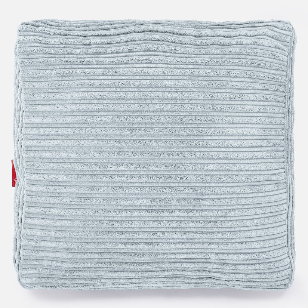 Large Floor Cushion - Cord Baby Blue 03