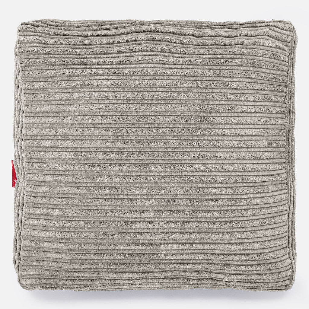 Large Floor Cushion - Cord Mink 03