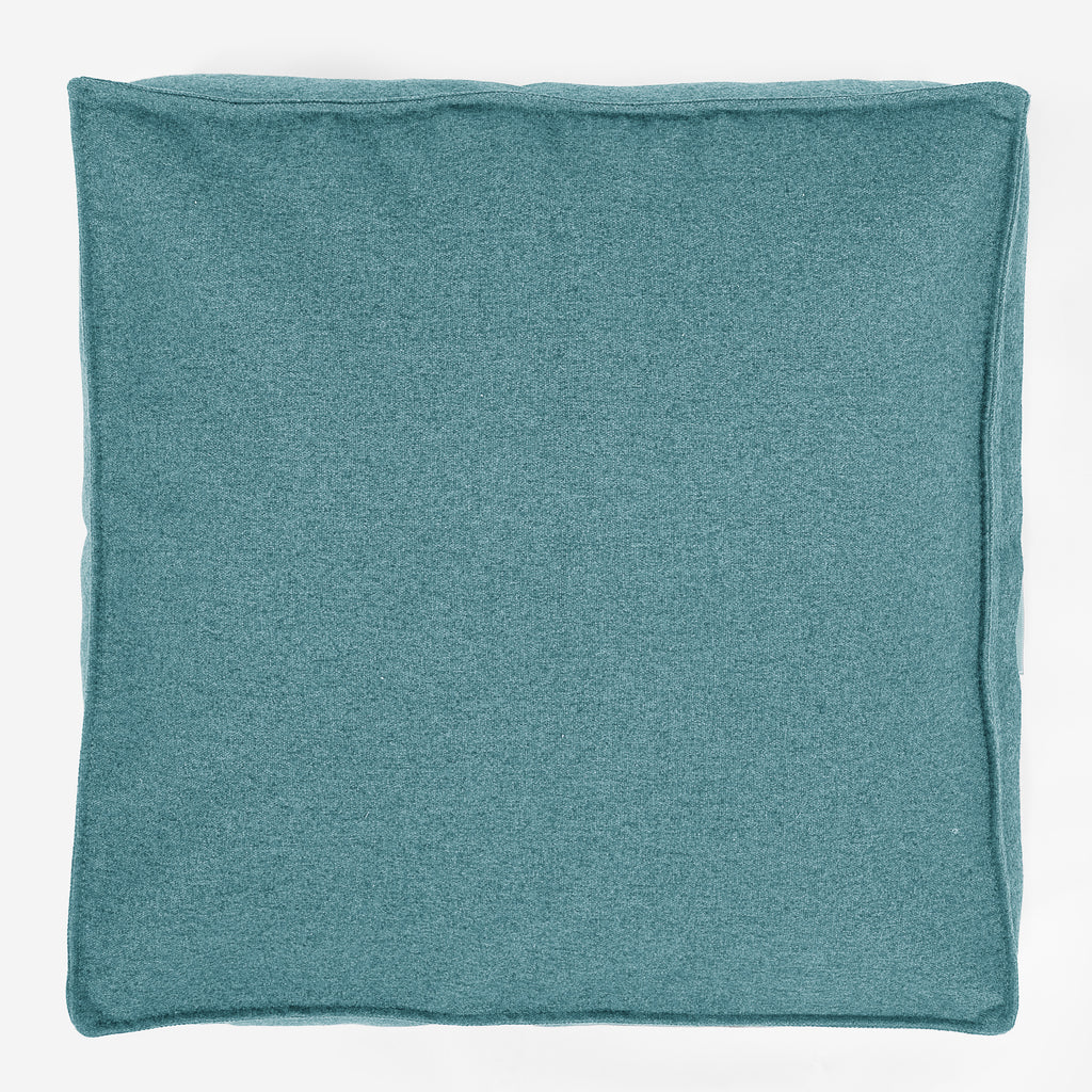 Large Floor Cushion - Interalli Wool Aqua 03
