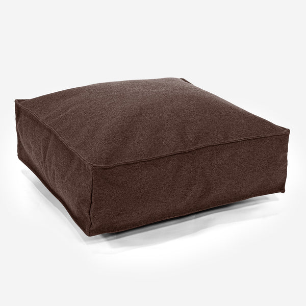 Large Floor Cushion - Interalli Wool Brown 01
