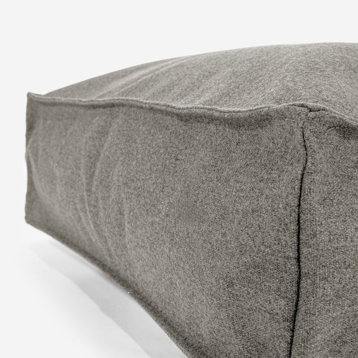 Large Floor Cushion - Interalli Wool Silver 02