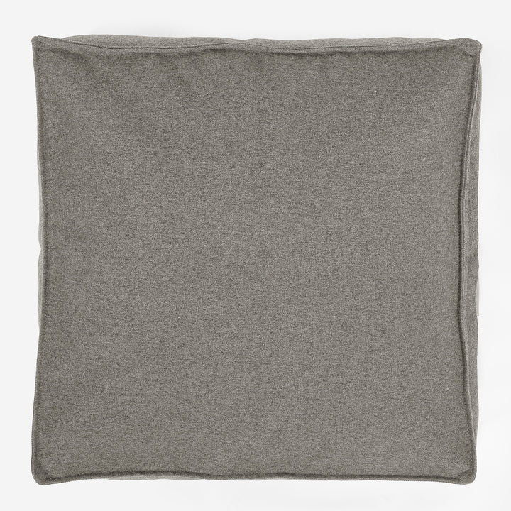 Large Floor Cushion - Interalli Wool Silver 03