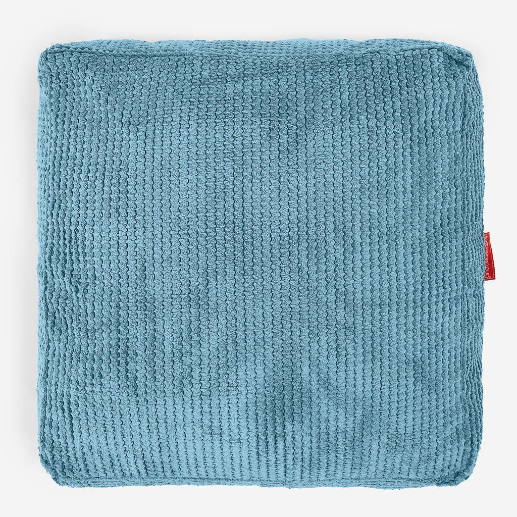 Large Floor Cushion - Pom Pom Aegean Blue 03