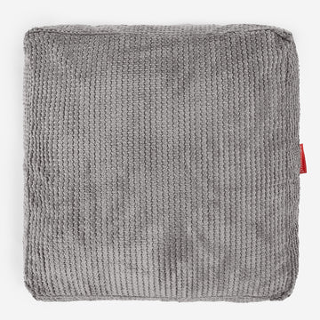 Large Floor Cushion - Pom Pom Charcoal Grey 03
