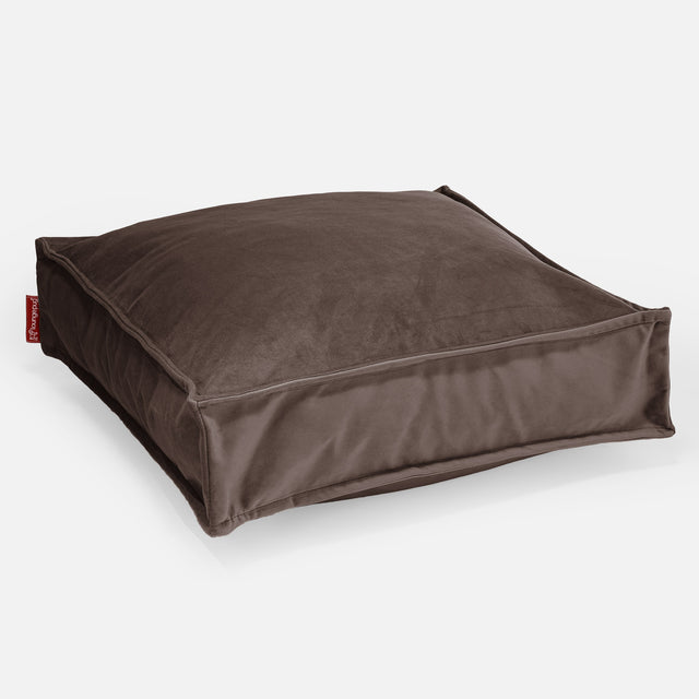 Large Floor Cushion - Velvet Espresso 01