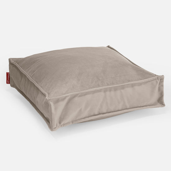 Large Floor Cushion - Velvet Mink 01
