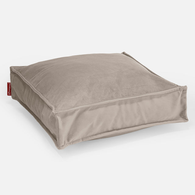 Large Floor Cushion - Velvet Mink 01