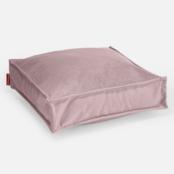 Large Floor Cushion - Velvet Rose Pink 01