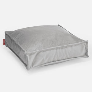 Large Floor Cushion - Velvet Silver