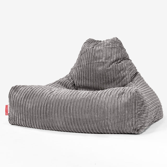 Lounger Beanbag - Cord Graphite Grey 01