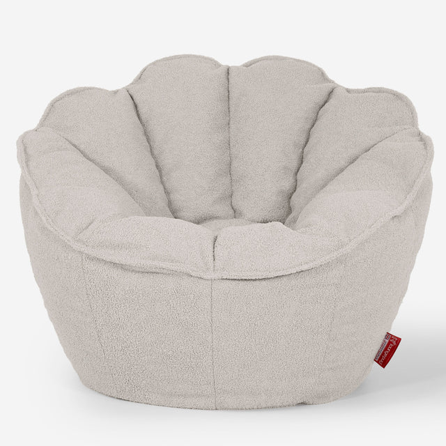 Natalia Sacco Bean Bag Chair - Boucle Ivory 01