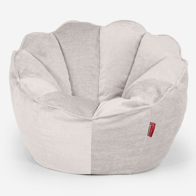 Natalia Sacco Bean Bag Chair - Chenille Cream 01