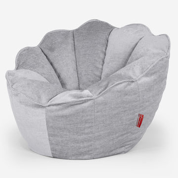 Natalia Sacco Bean Bag Chair - Chenille Grey 02