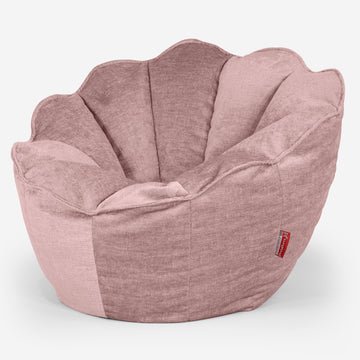 Natalia Sacco Bean Bag Chair - Chenille Pink 02