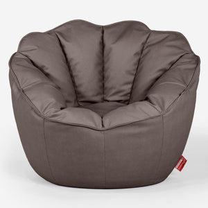 Natalia Sacco Bean Bag Chair - Vegan Leather Chocolate