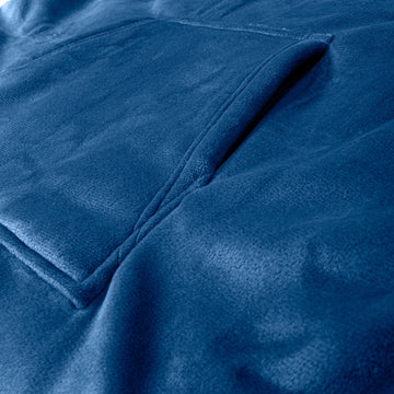 Oversized Hoodie Blanket Sweatshirt for Men or Women - Minky Dark Blue 05