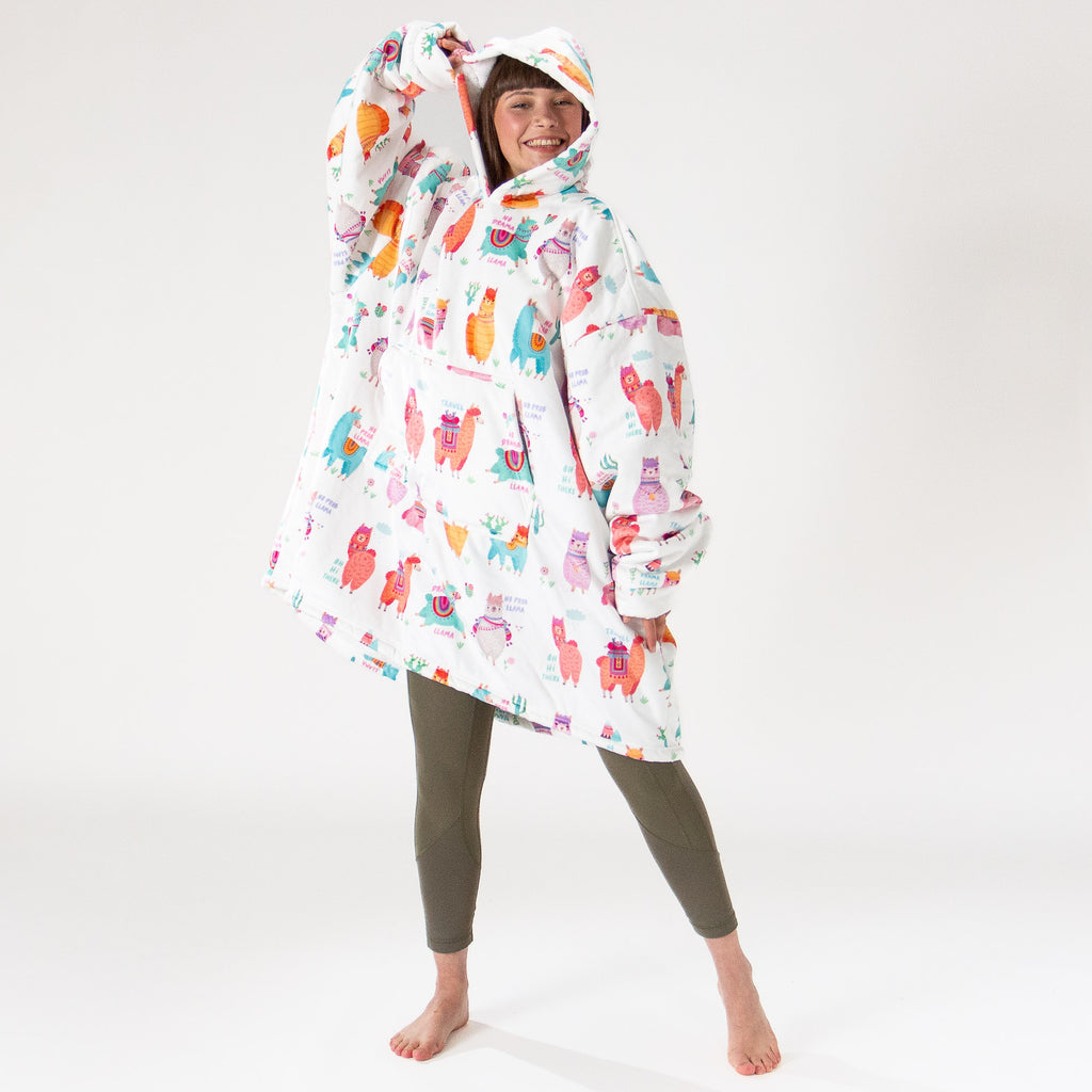 Lounge Pug Oversized Hoodie Blanket Sweatshirt For Men Women