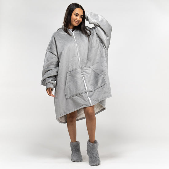 Mens oversized zip up hoodie shop