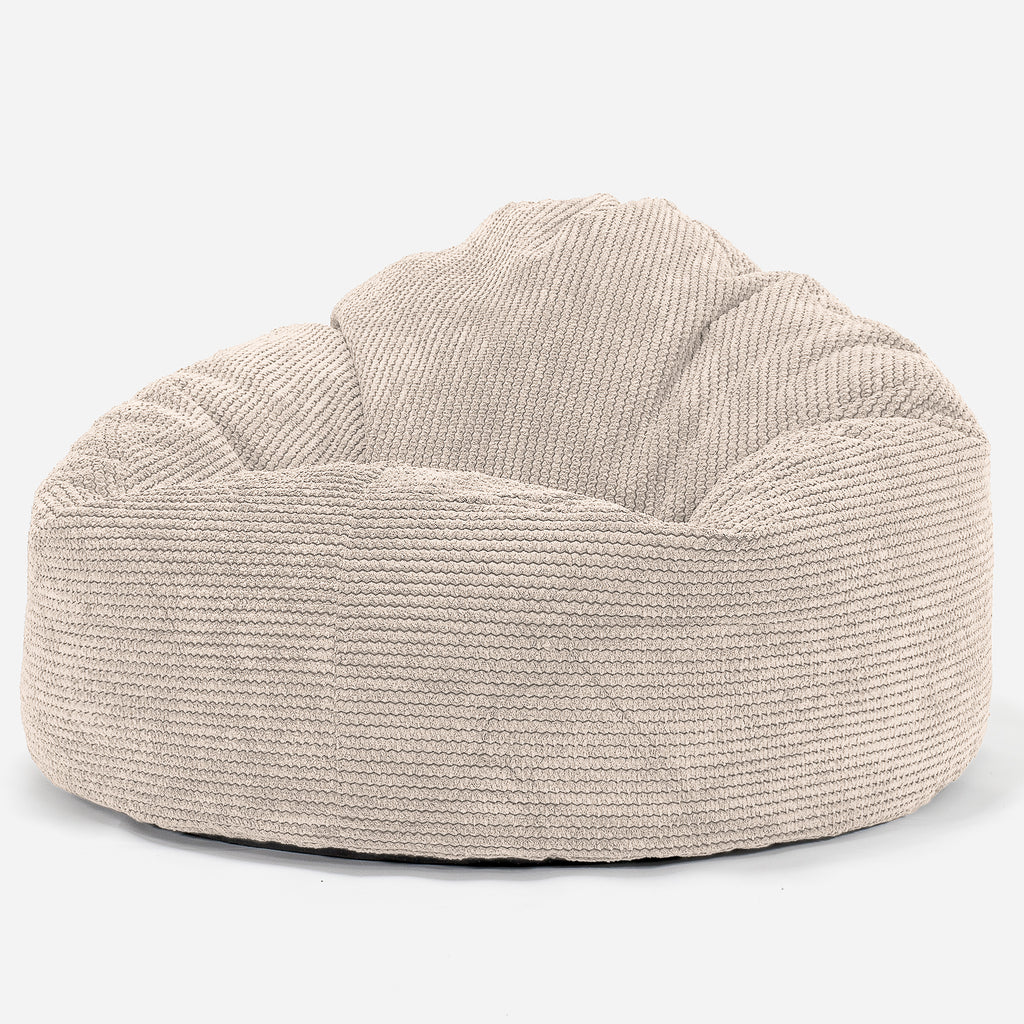 Mini Mammoth Bean Bag Chair - Pom Pom Ivory 01