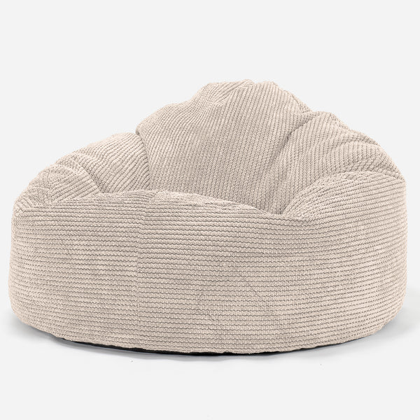 Mini Mammoth Bean Bag Chair - Pom Pom Ivory 01